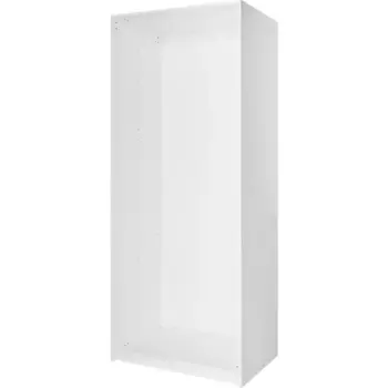 Каркас шкафа Лион 80x200.2x54.5 см ЛДСП цвет белый с петлями