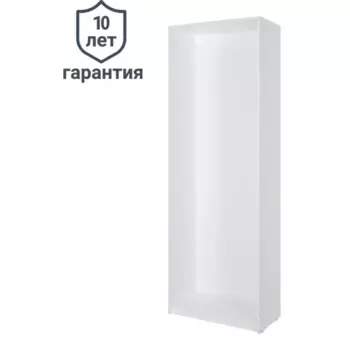 Каркас шкафа Лион 80x232.2x41.7 см ЛДСП цвет белый с петлями
