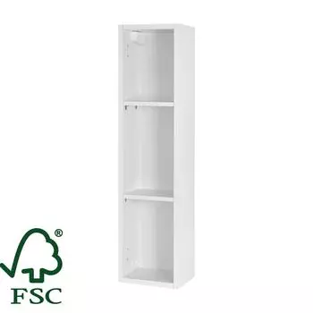 Каркас шкафа подвесного Смарт 20x80х15 см цвет белый