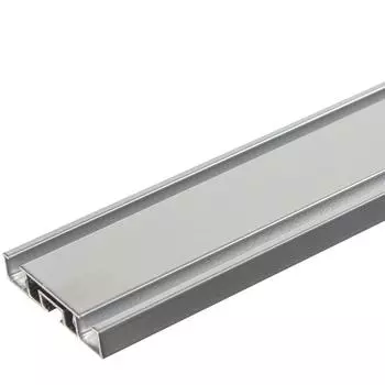 Карниз двухрядный «Atlant», 200 см, алюминий, цвет серебро