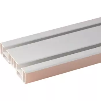 Карниз двухрядный «ЭКА» 150 см пластик