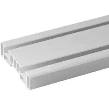 Карниз двухрядный «ЭКА» 300 см пластик