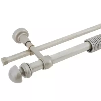 Карниз двухрядный «Морена» 200 см металл/пластик