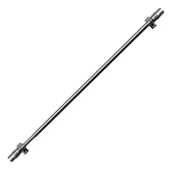 Карниз однорядный раздвижной Цилиндр 80-120 см металл цвет никель