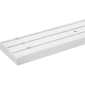 Карниз пластиковый трехрядный Inspire в наборе 300 см пластик цвет белый