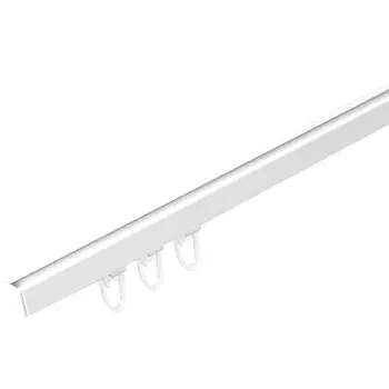 Карниз шинный однорядный Atlant Mini 160 см алюминий цвет белый