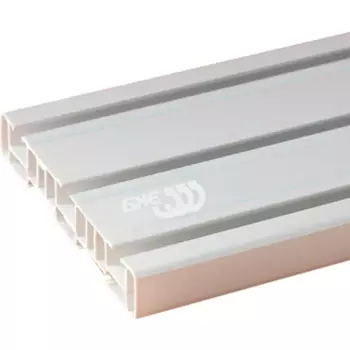 Карниз трехрядный «ЭКА» 250 см пластик