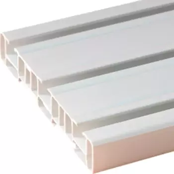 Карниз трехрядный «ЭКА» 300 см пластик