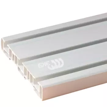 Карниз трехрядный «ЭКА» 350 см пластик