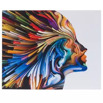 Картина без рамы 40х50 см «Цветные фантазии-1»