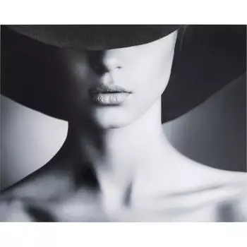 Картина без рамы «Девушка в шляпе», 40х50 см