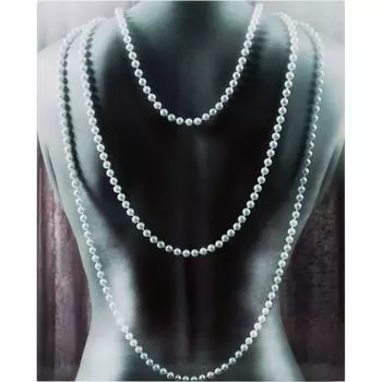 Картина без рамы «Спина и жемчуг», 40х50 см