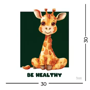 Картина Fbrush Будь здоровым 30x30 см