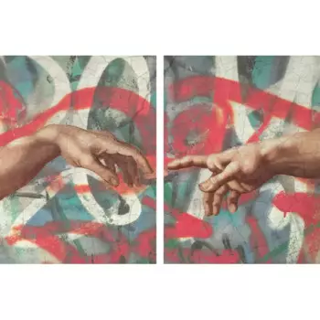 Картина модульная Лофт 45x60 см цвет разноцветный 2 шт.