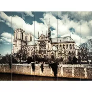 Картина на досках «Нотр-Дам» 60x80 см