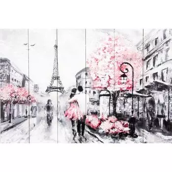 Картина на досках «Париж» 40х60 см