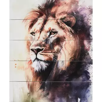 Картина на досках Симба 40x50 см