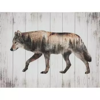 Картина на досках «Вольф» 60x80 см