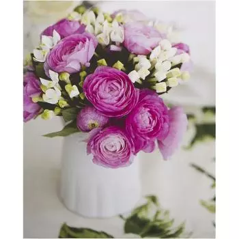 Картина на холсте «Букет в вазе» 40х50 см