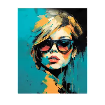 Картина на холсте Fbrush Грубая кисть 40x50 см