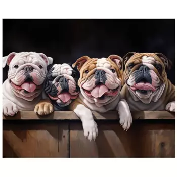 Картина на холсте Fbrush Квартет 50x40 см