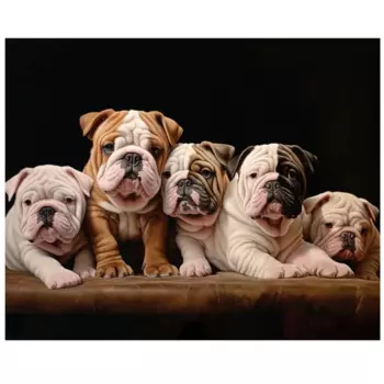 Картина на холсте Fbrush Квинтет 50x40 см