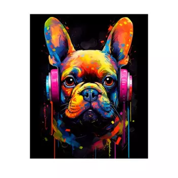 Картина на холсте Fbrush Музыкальные краски 40x50 см