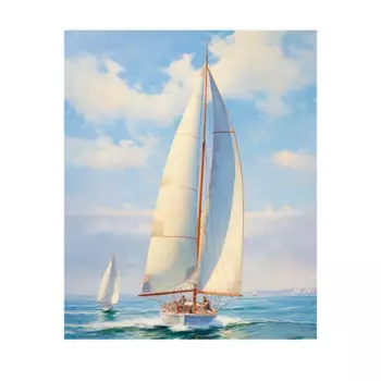 Картина на холсте Fbrush Парусник 40x50 см
