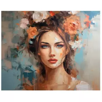 Картина на холсте Fbrush Роковой взгляд 40x50 см