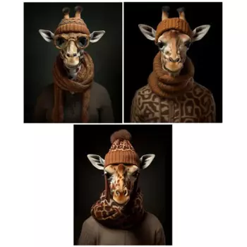 Картина на холсте Fbrush Жираф 40x50 см