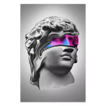 Картина на холсте Эстетика скульптуры 40x50 см
