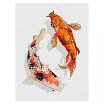 Картина на холсте Карпики Кои 40x50 см