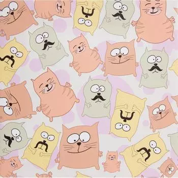 Картина на холсте «Кошки» 30х30 см