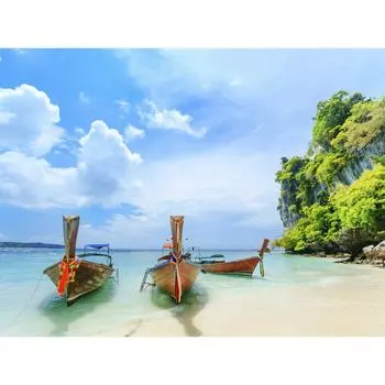 Картина на холсте «Лодки в Пхукете» 40x50 см