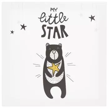 Картина на холсте «Маленькая звезда» 30x30 см