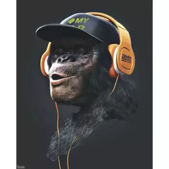 Картина на холсте "Меломан" 40x50 см