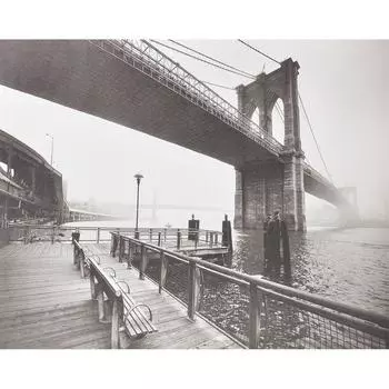 Картина на холсте «Мост в туман» 40х50 см