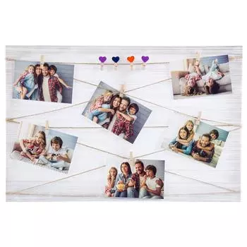 Картина на холсте под фотосет Дерево ясень с прищепками 40х60 см