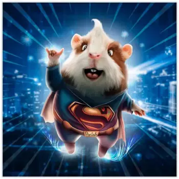 Картина на холсте Супергерой 30x30 см