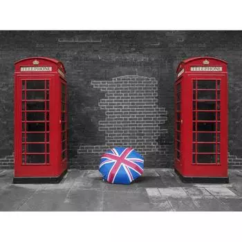 Картина на холсте «Телефонные будки» 30x40 см