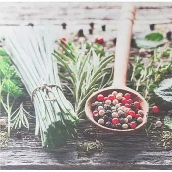 Картина на холсте «Травы и специи» 30x30 см