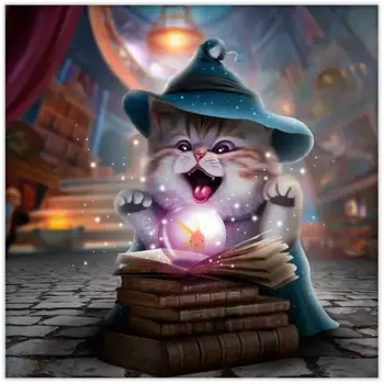 Картина на холсте Волшебный шар 30x30 см