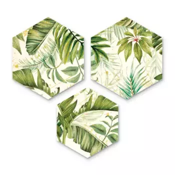 Картина на МДФ Тропики 45x52 см 3 шт