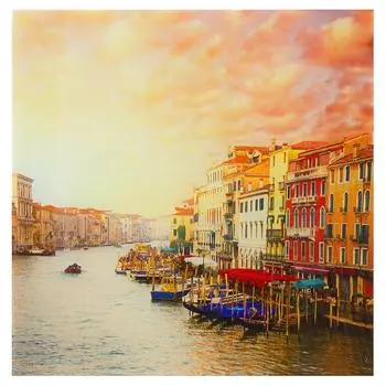 Картина на стекле 30х30 см «Ванильные облака»