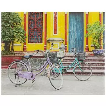 Картина на стекле 40х50 см «Два велосипеда»