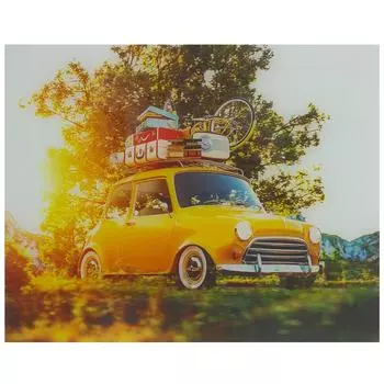 Картина на стекле 40х50 см «Веселая поездка»