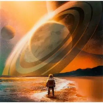 Картина на стекле Астронавт 40x40 см