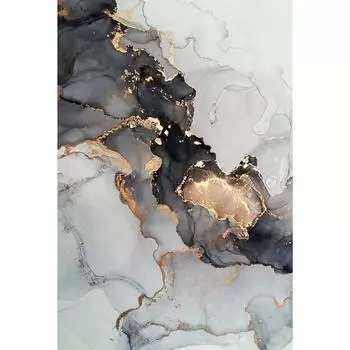 Картина на стекле «Белый акрил 2» 40x60 см