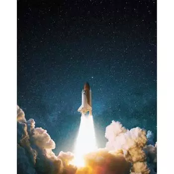 Картина на стекле «Через облака» 40х50 см