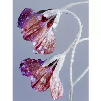 Картина на стекле "Цветы голубые" 60x80 см